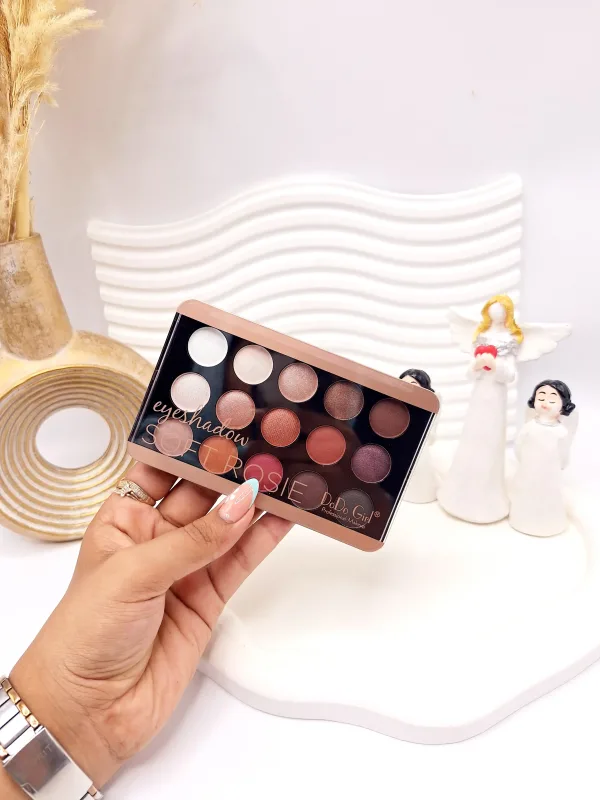 پالت سایه برند soft Rosie 15رنگ جذاب کد 3085